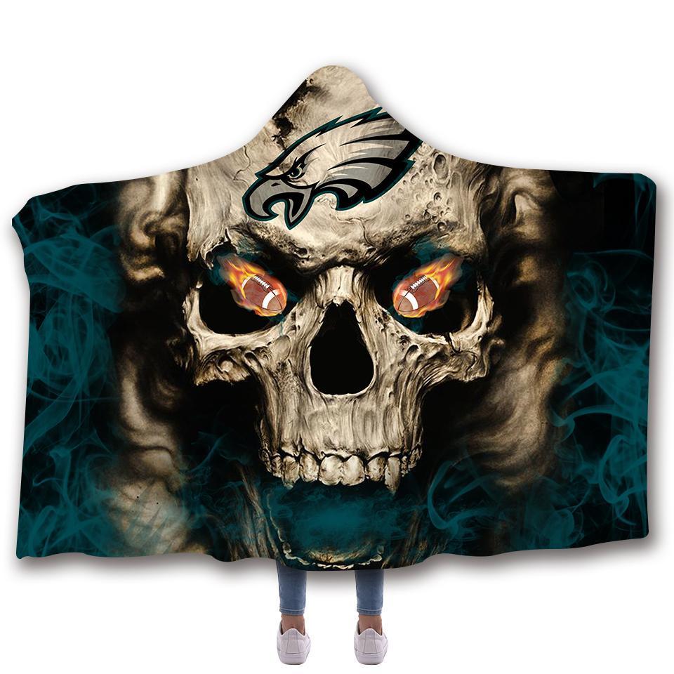 PHILADELPHIA EAGLES CLASSIC 3D HOODED BLANKET