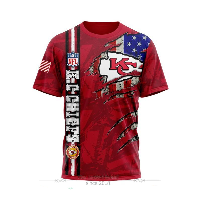 KANSAS CITY CHIEFS 3D HOODIE SKULL0802