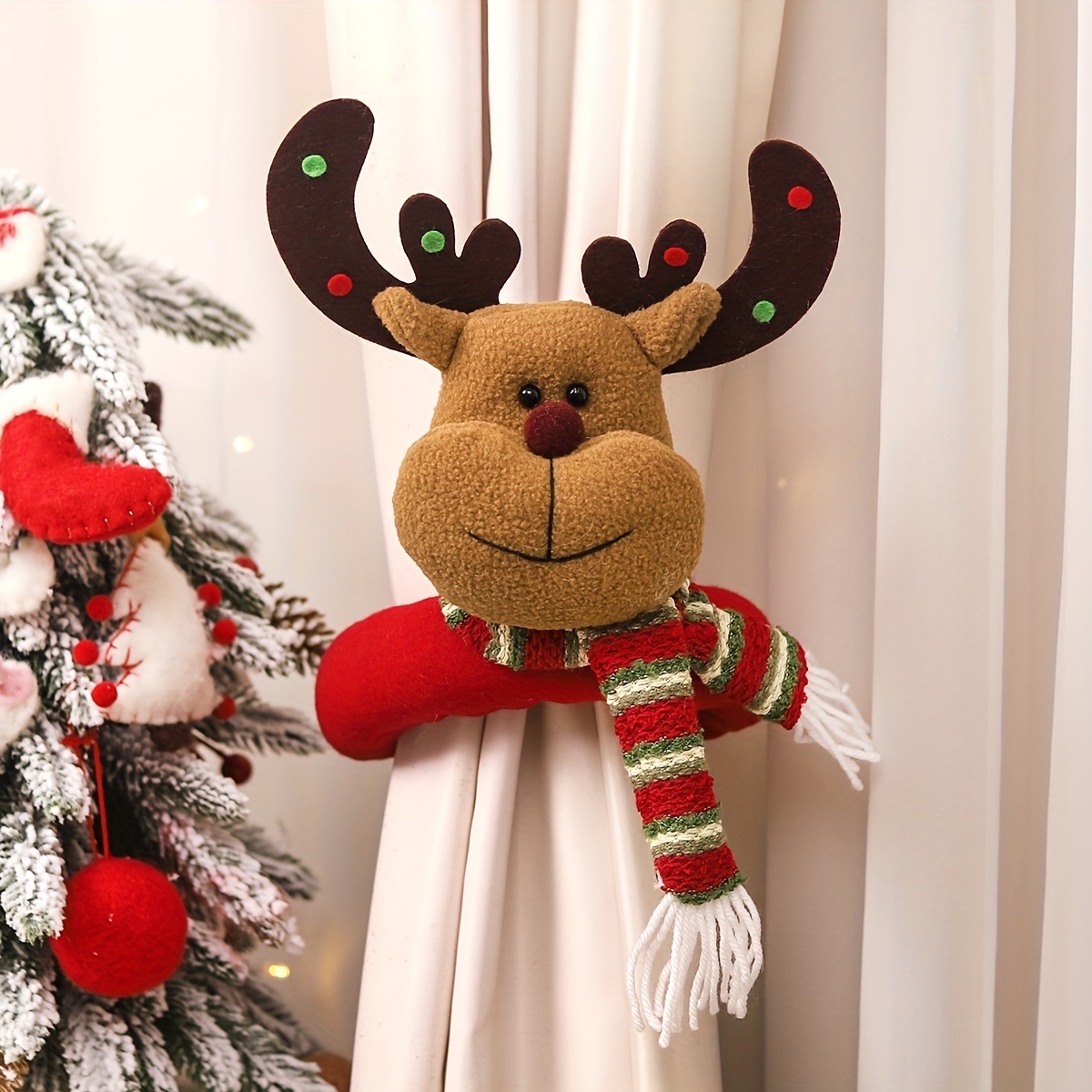ON SALE🔥 Christmas Curtain Buckle Tieback