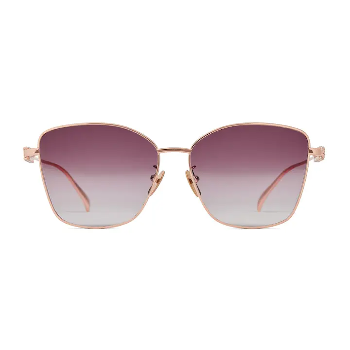 Gucci low bridge fitting design butterfly frame sunglasses