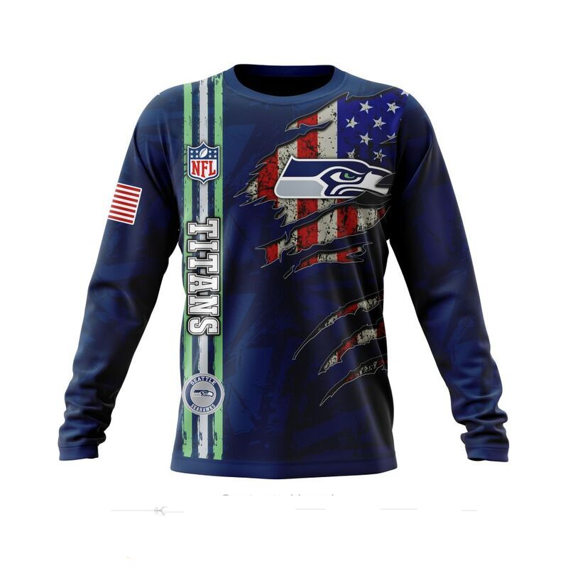 SEATTLE SEAHAWKS 3D HOODIE SKULL0802