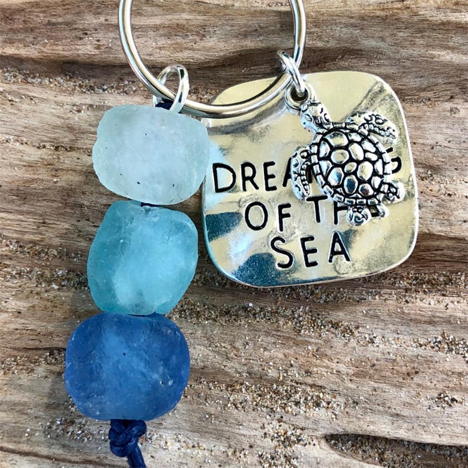 Holiday Gifts | SeaGlass Keyring🌊