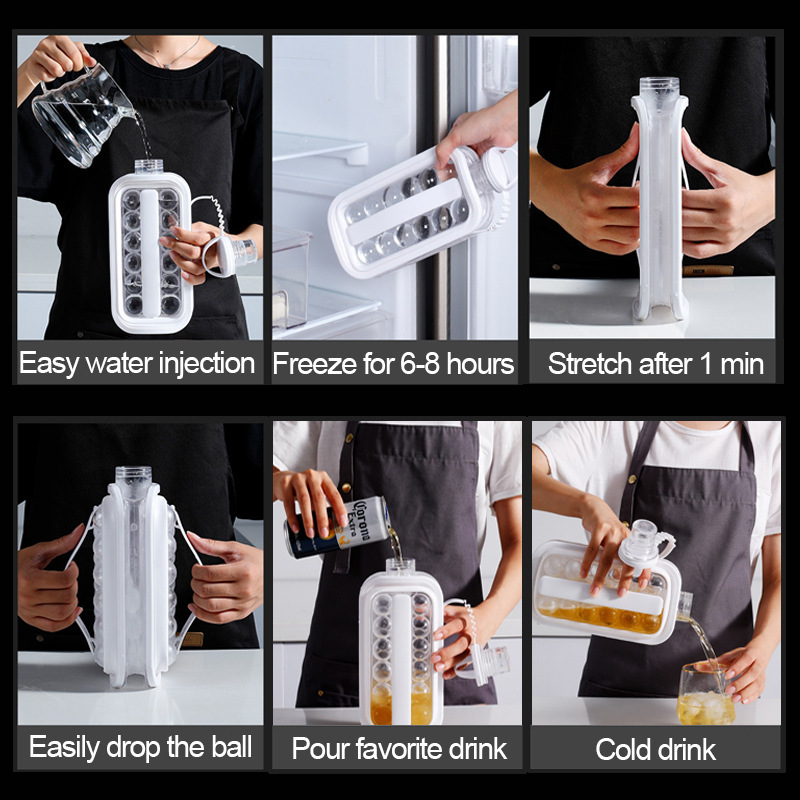 🔥Last Day Promotion-[SAVE 50% OFF]--2 in 1 Portable Ice Balls Maker Bottle--BUY 2 GET 10% OFF & FREE SHIPPING