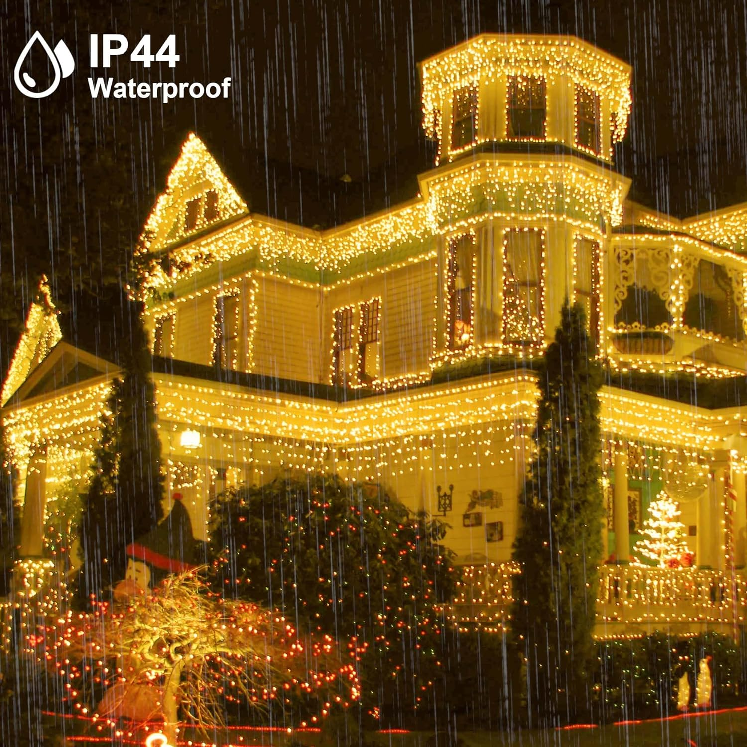 🔥ON SALE🔥32.8FT Curtain String Lights with 8 Modes