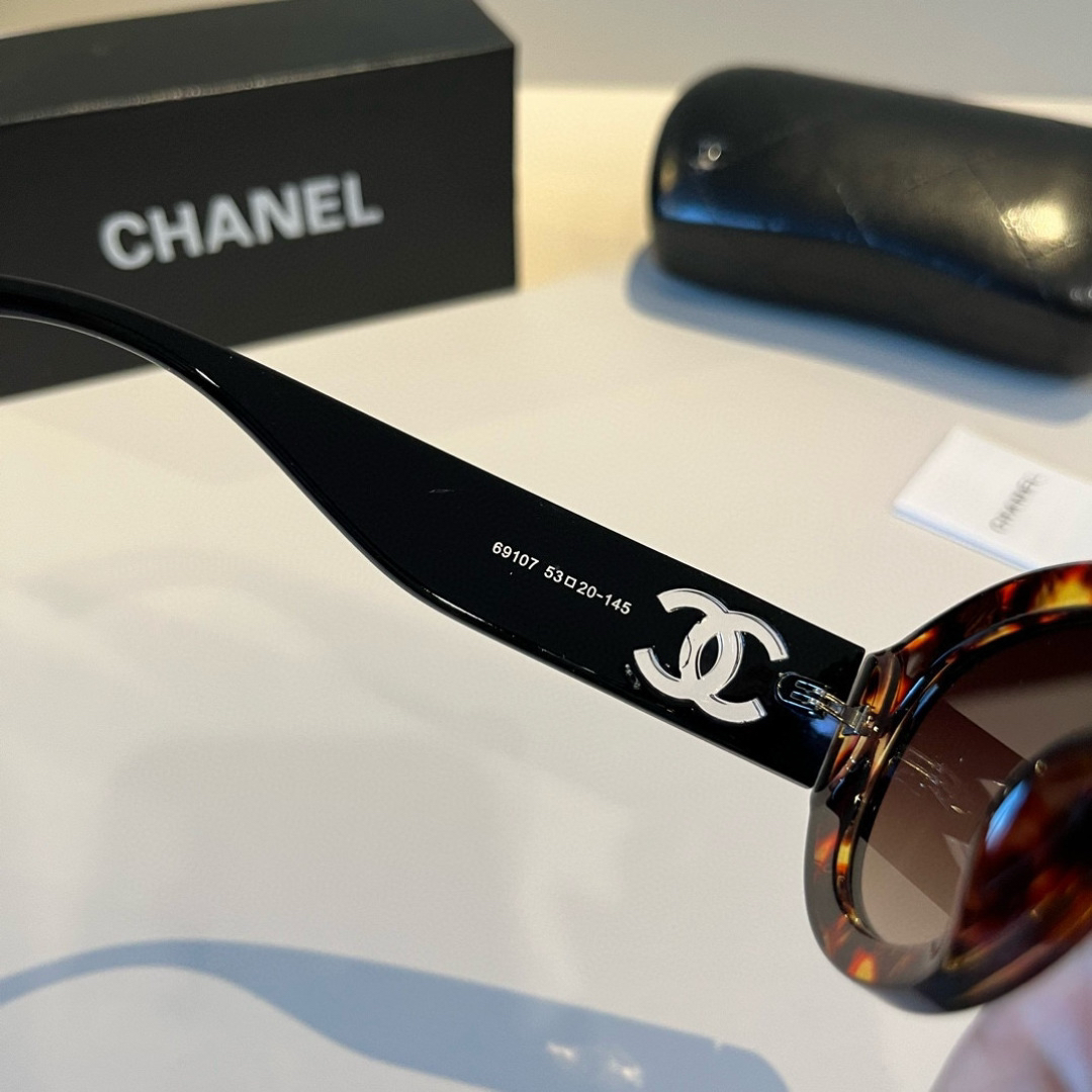 Chanel round frame sunglasses