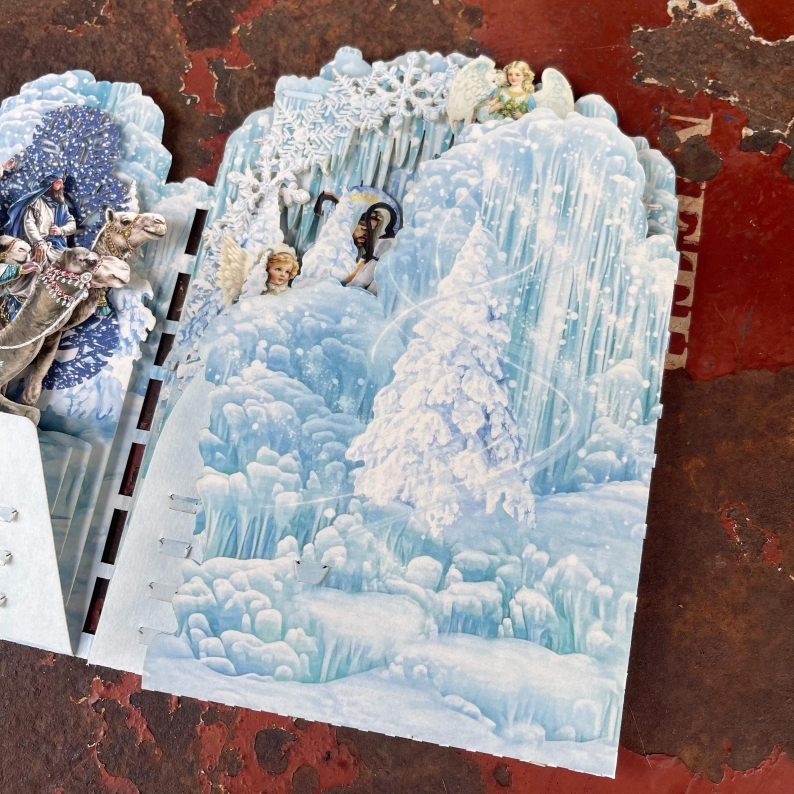 Winter Wonderland Nativity Pop-Up Christmas Card