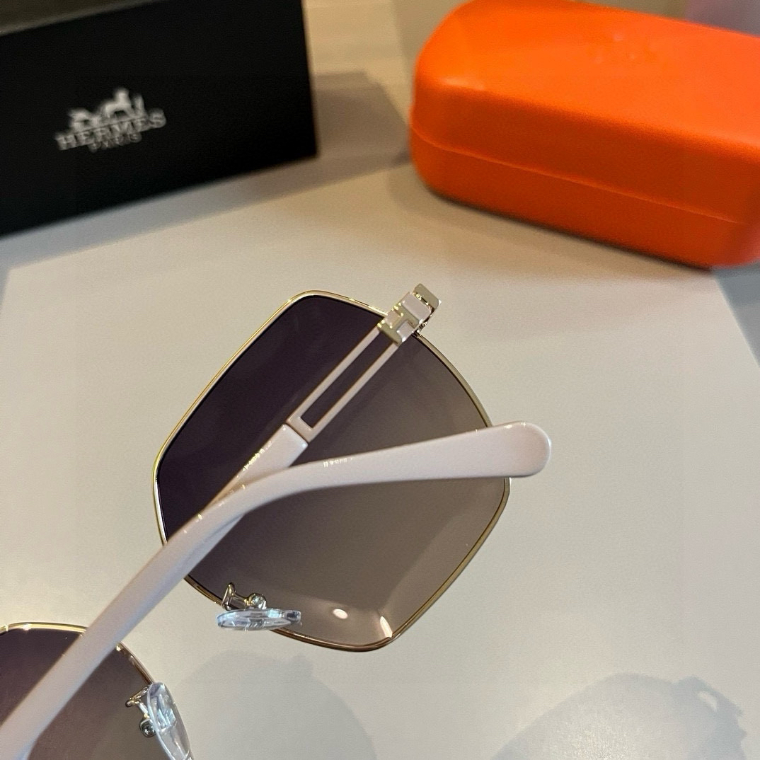 Hermes Square Frame Sunglasses
