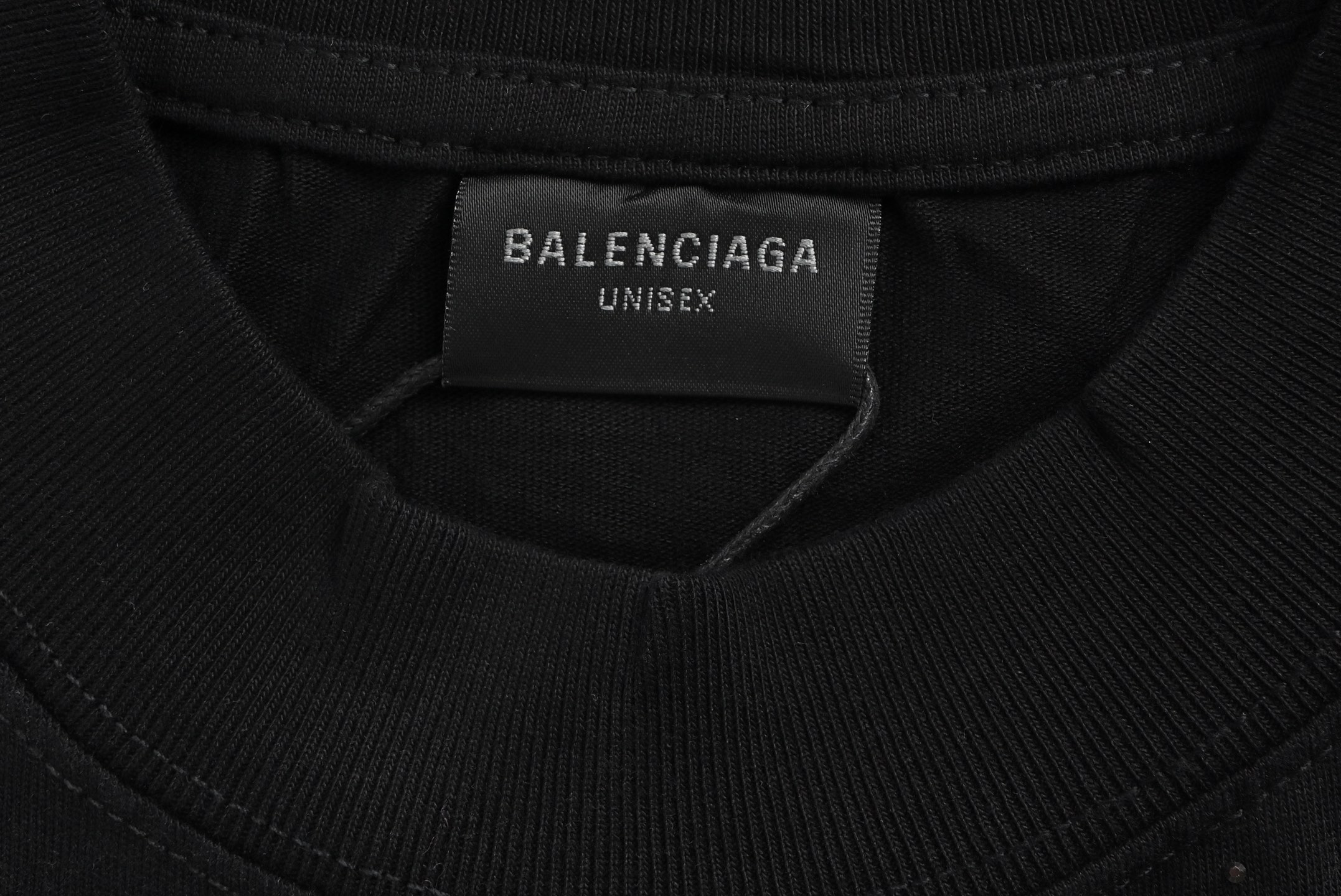 Balenciaga 25ss starry washed sandblasted rhinestone short sleeves