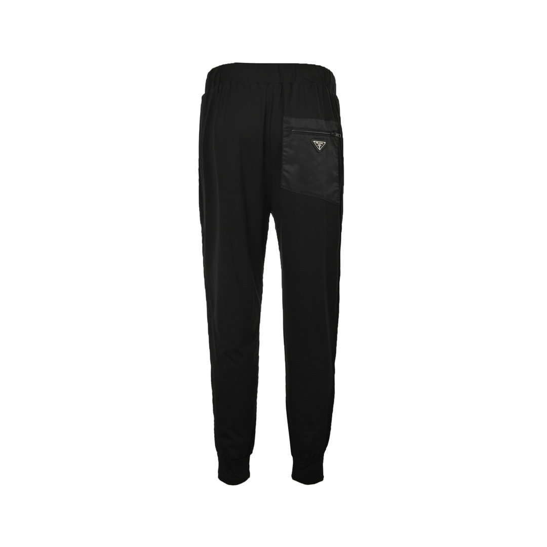 Prada Zipper Pocket Tapered Set Sports Pants