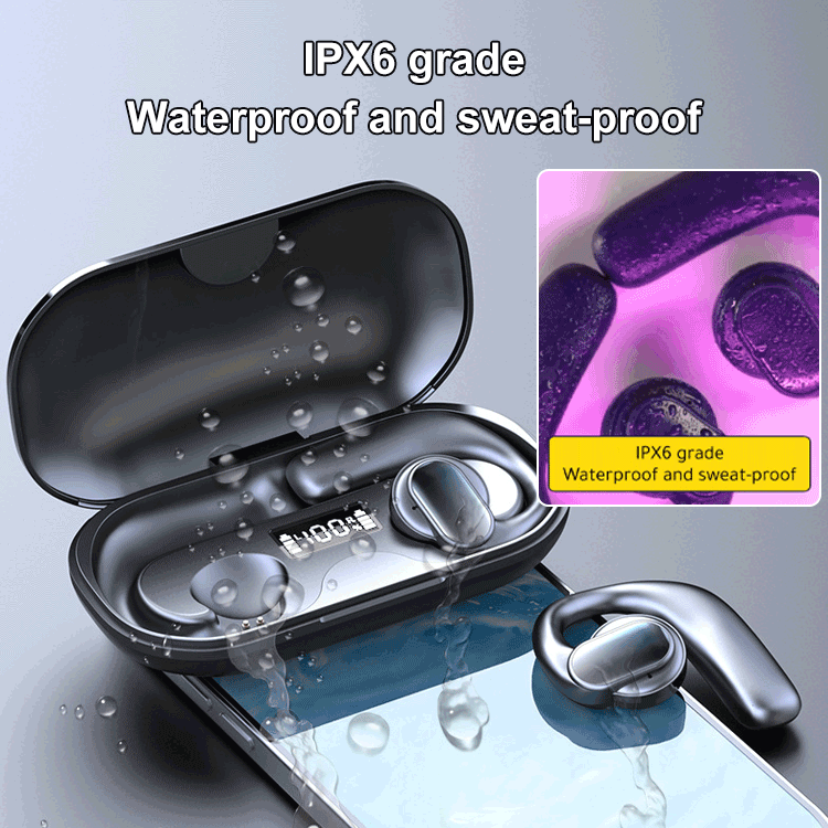 💥Last Day Promotion-[SAVE 50% OFF]--TWS wireless bone conduction digital Bluetooth earbuds--BUY 2 GET 10% OFF & FREE SHIPPING