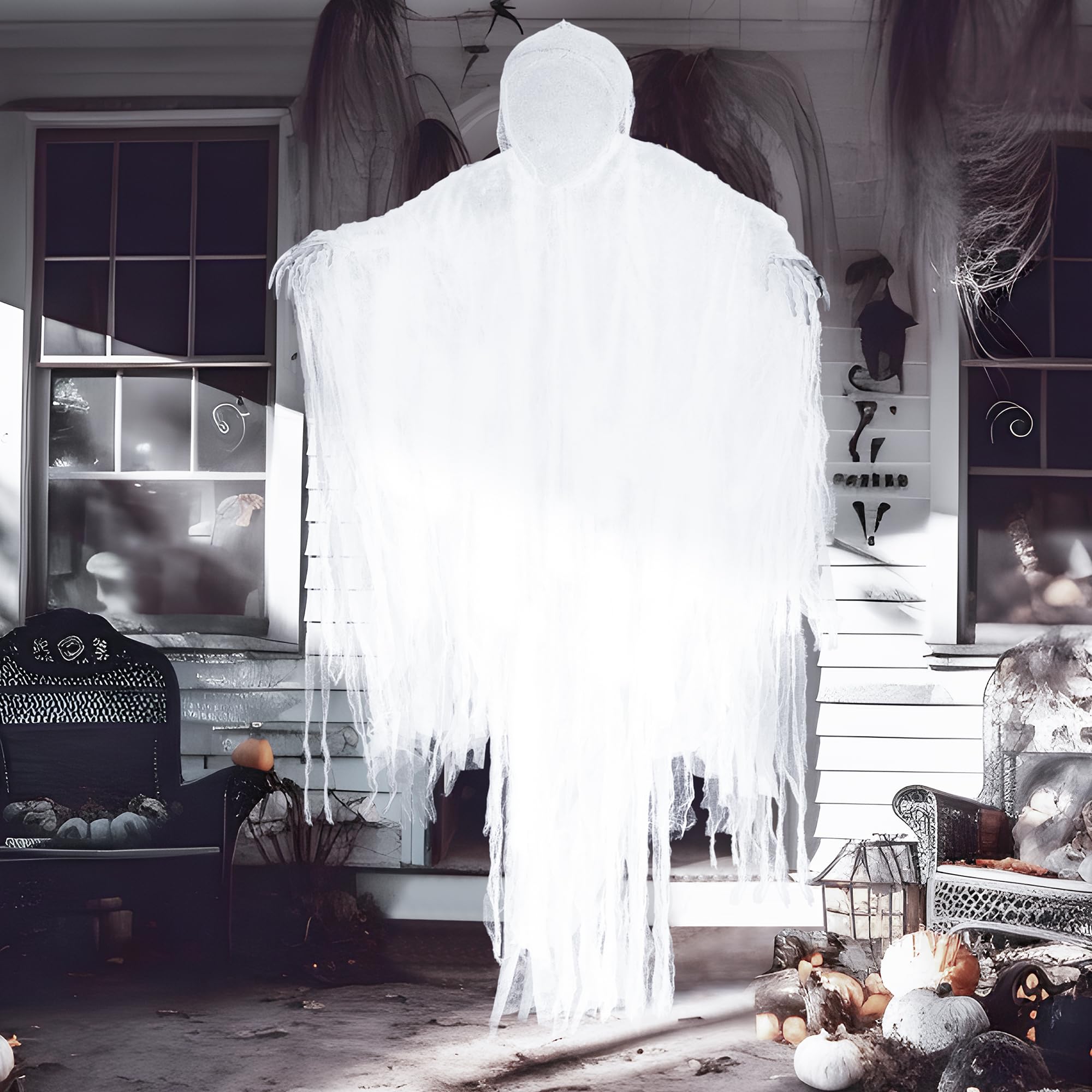 💥ON SALE💥Halloween Faceless Hanging Grim Reaper Outdoor Decor💀