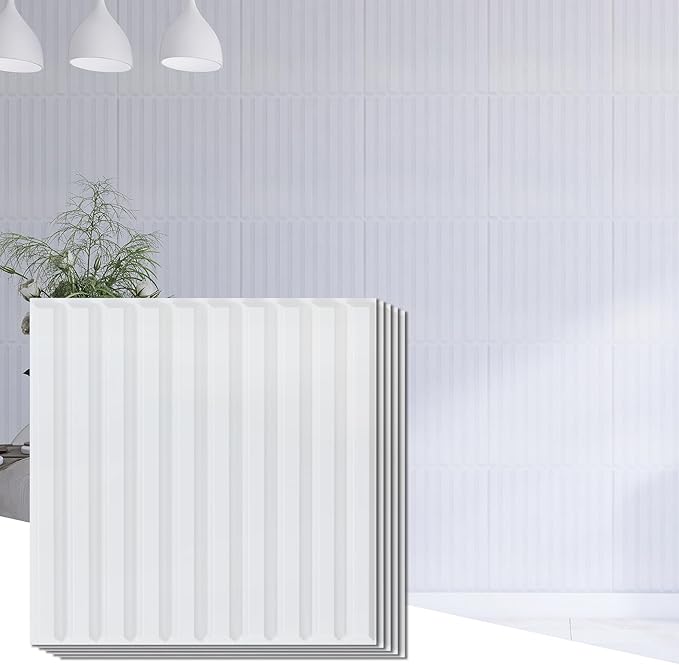 PVC Three - Dimensional Stereoscopic Decorative Wall Panels (11.8in*11.8in)