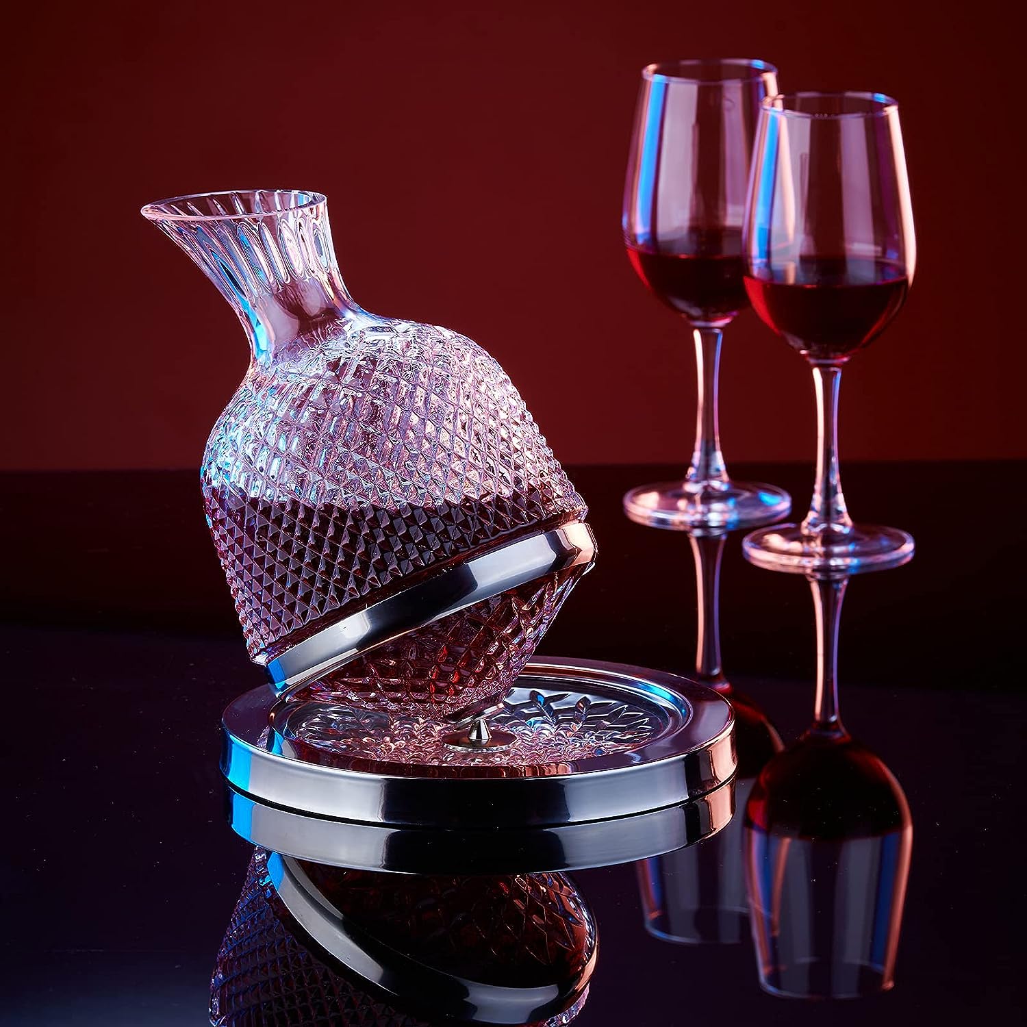 🌲Early Christmas Sale 50% OFF - 【Tiktok Hot Sale】🔥2023 New Spinning top wine decanter--🔥FREE SHIPPING🔥