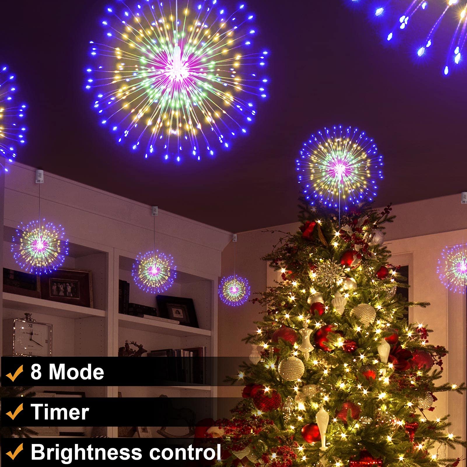 🔥CHRISTMAS ON SALE🔥200LED Hanging Sphere Lights