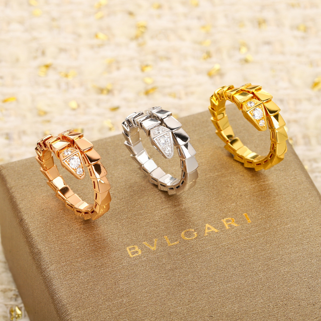 Bulgari snake diamond ring