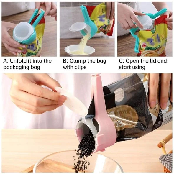 🔥Last Day 50% OFF -Seal Pour Food Storage Bag Clip🔥BUY MORE SAVE MORE