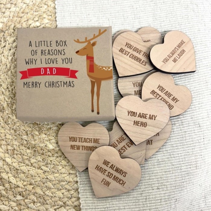 10 Reasons Why I Love You Dad Christmas Gift