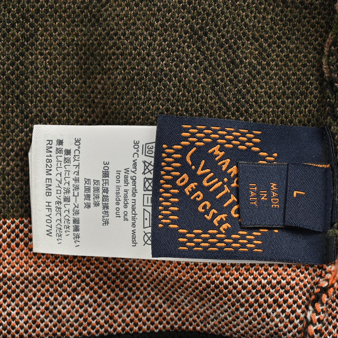 Louis Vuitton 24Fw Western denim jacquard camouflage knit jacket