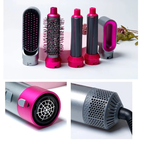 Hairdryer 5in1 Hair Styler Ceramic Curl Wave