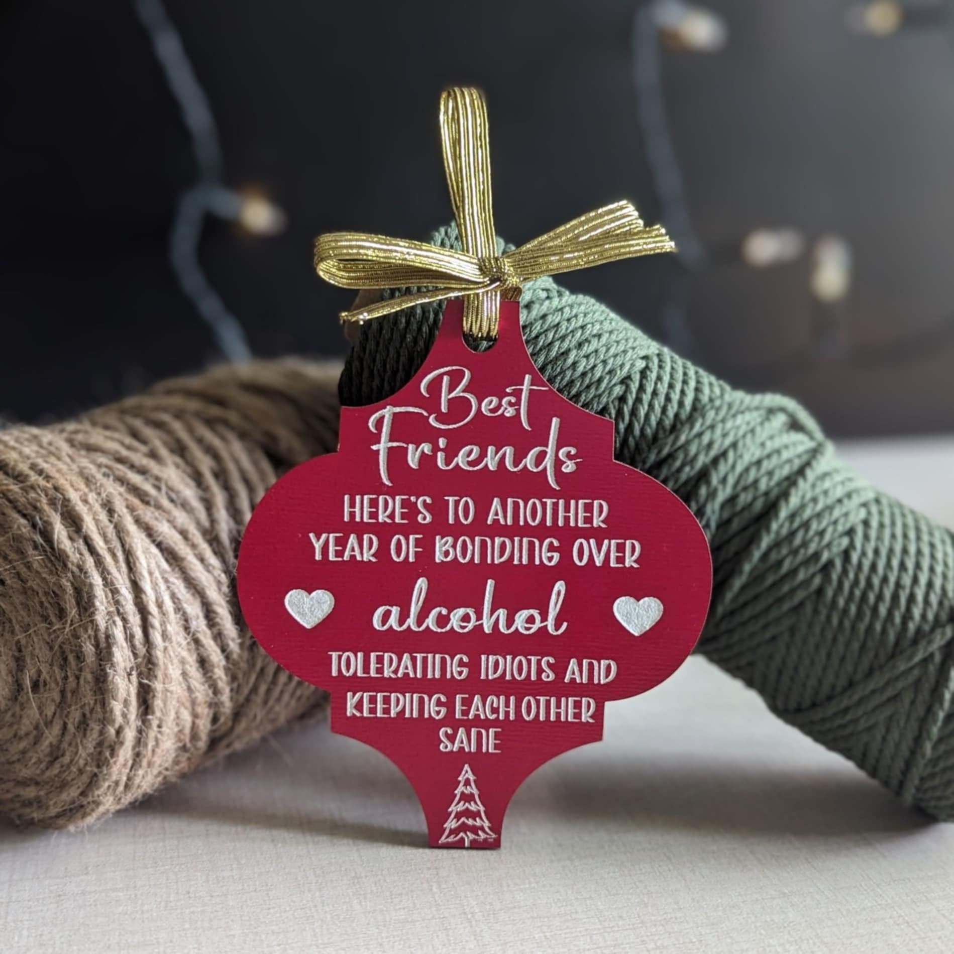Christmas Ornament for Friends or coworkers
