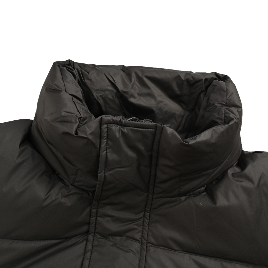 Balenciaga 24Fw flame-back stand-up collar down jacket
