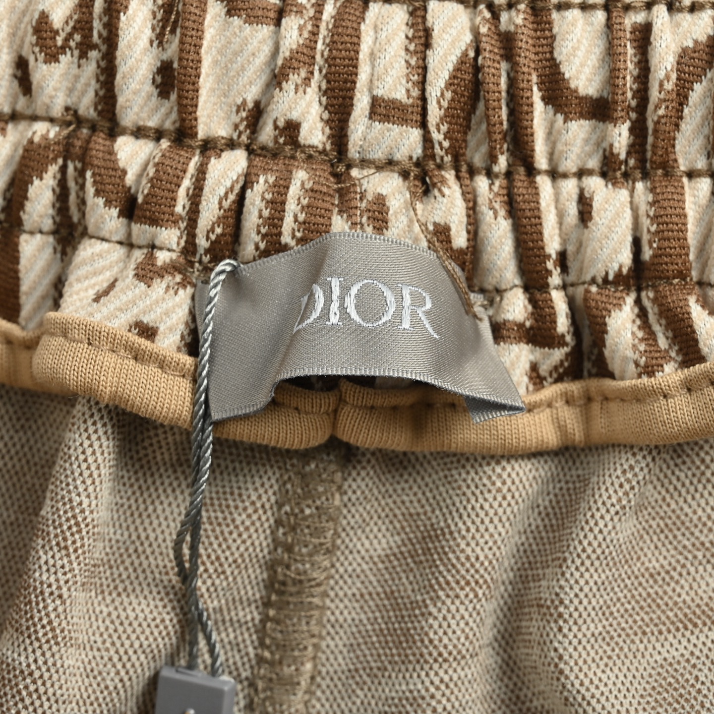 Dior 25ss all over print monogram jacquard patchwork shorts