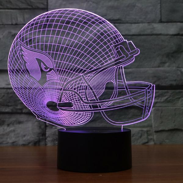 ARIZONA CARDINALS 3D LED LIGHT LAMP