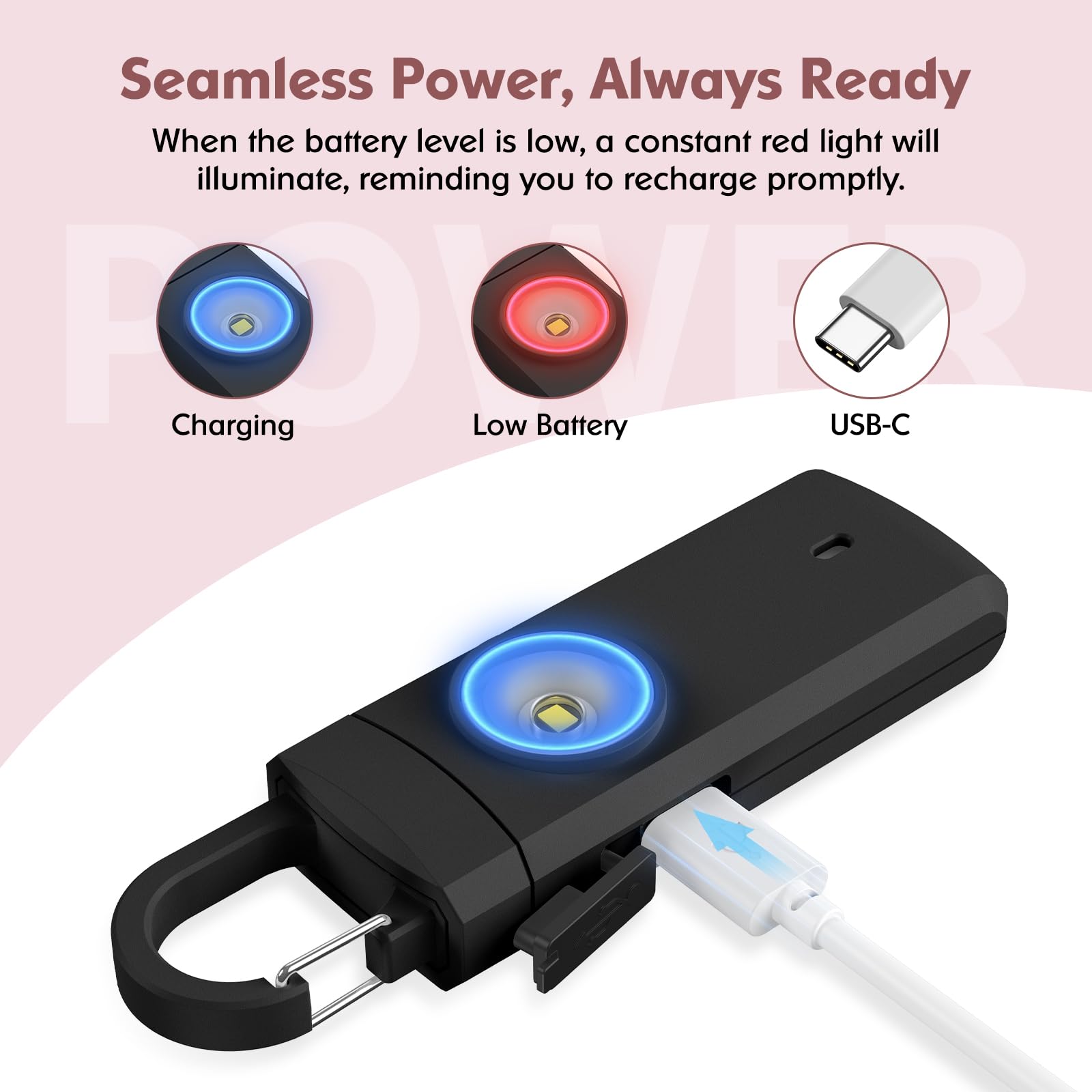 Rechargeable Personal Safety Alarm – Designed by Women, for Women