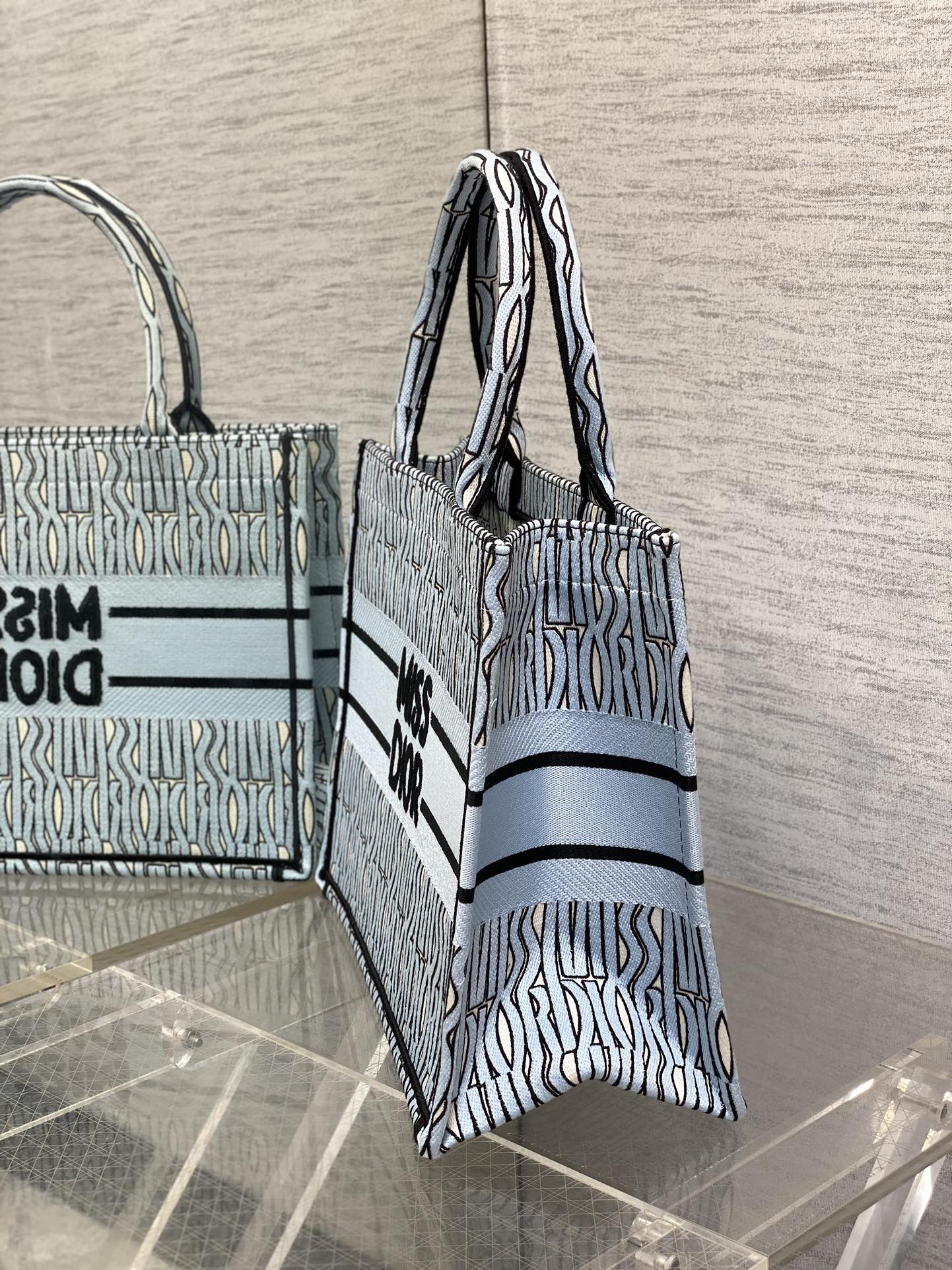 Dior Miss Embroidered Tote Shopping Bag
