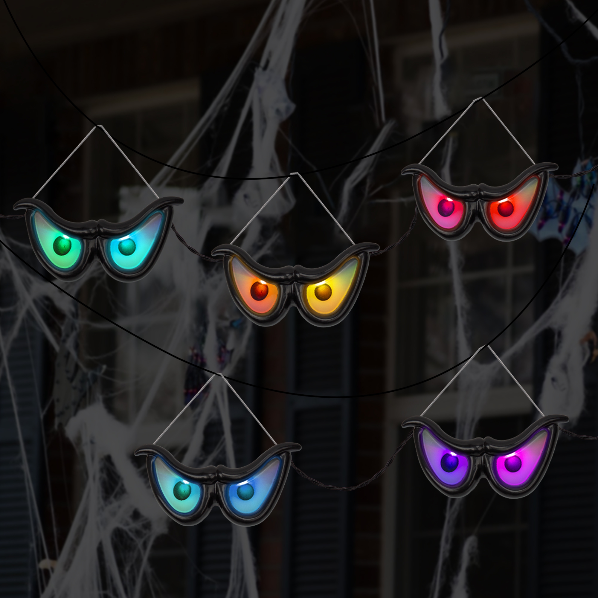 🔥ON SALE🔥Halloween Decorations, 5 Pack Glowing & Flashing LED Eye Lights