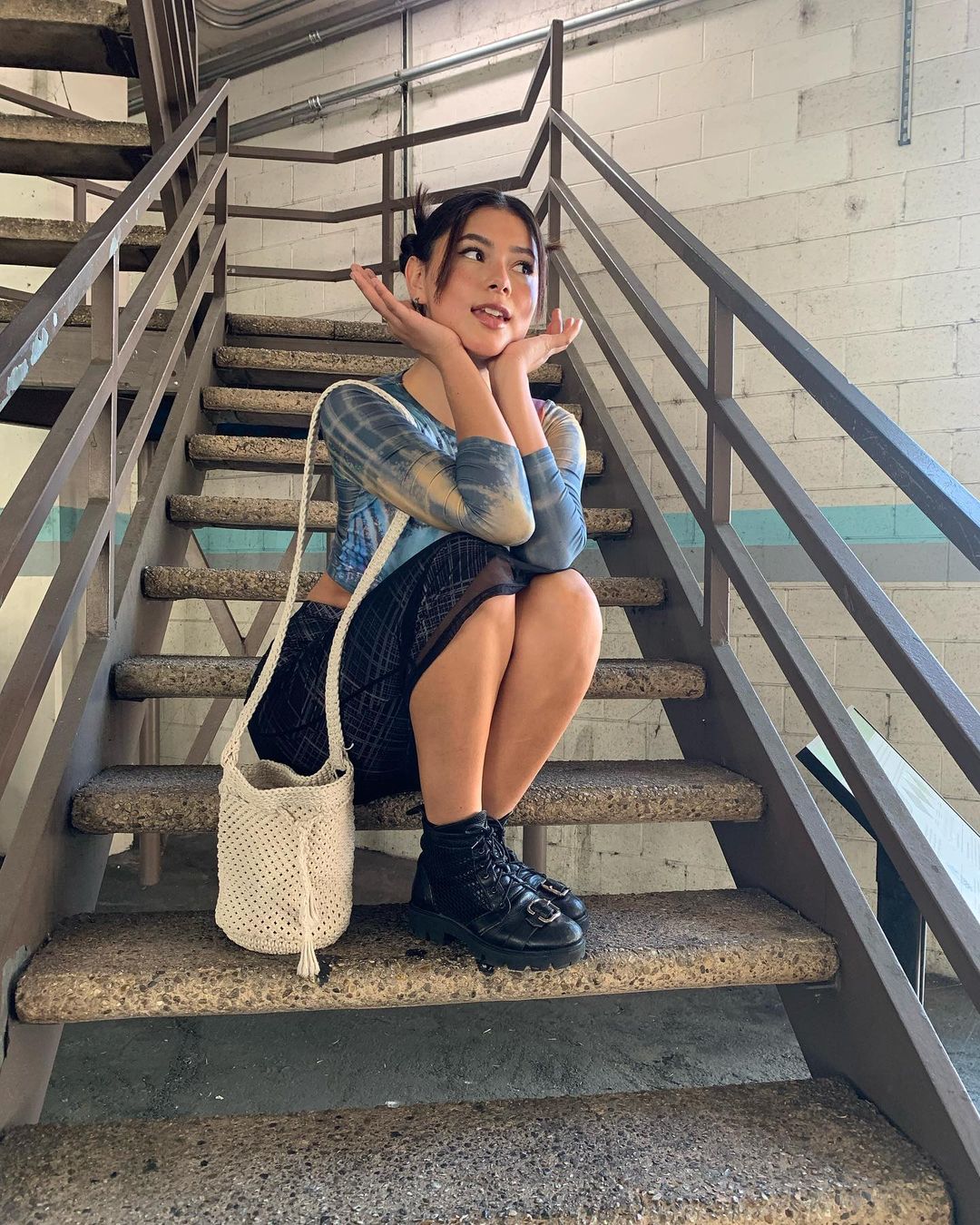 Grunge ‘90s Long Plaid Skirt