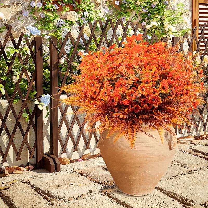 🔥HOT SALE🔥Realistic Fall Fake Flowers UV Resistant Outdoor Indoor Decor