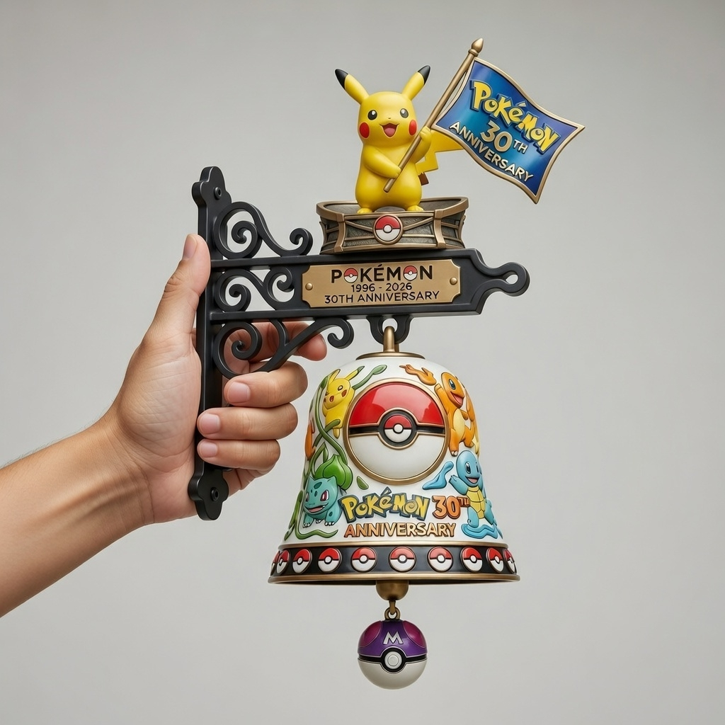 Pok&eacute;mon 30th Anniversary Commemorative Wall Bell