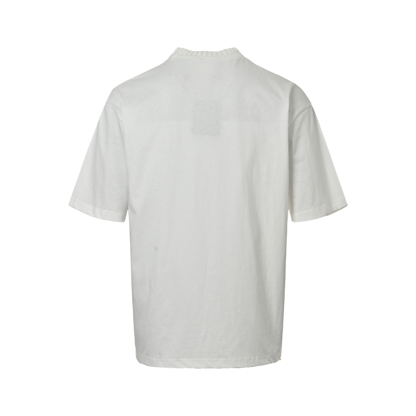 Louis Vuitton 25ss red letter embroidery woven collar short sleeves