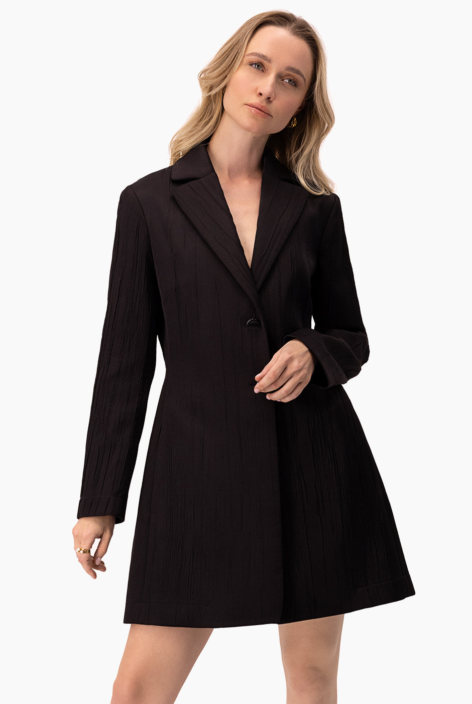 Trench largo color negro
