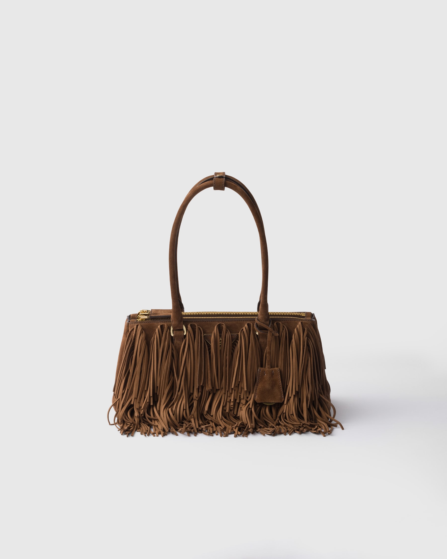 Prada Galleria medium suede bag with fringe1BA457_2C4S_F0324_V_YOF