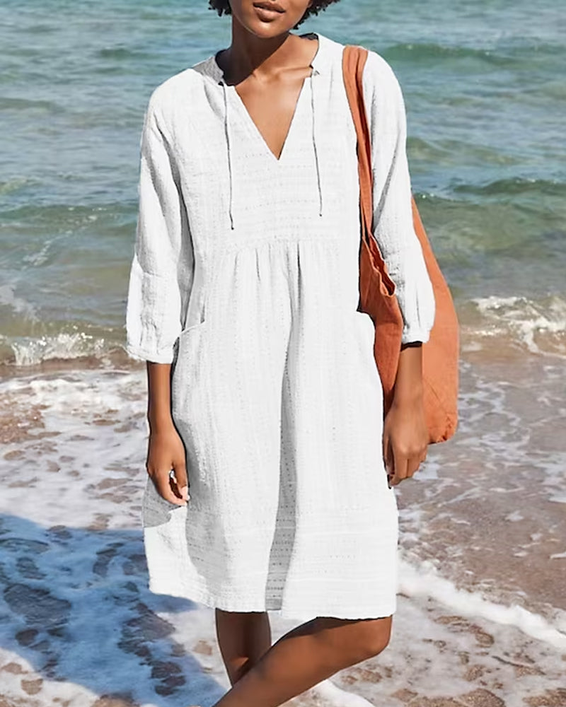 Shirt Dress with Pocket