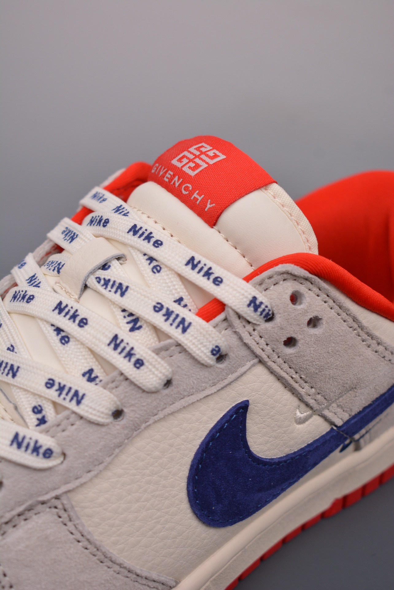 Givenchy x Nike SB Dunk Low G4 Beige, Red and Blue CF3688-033