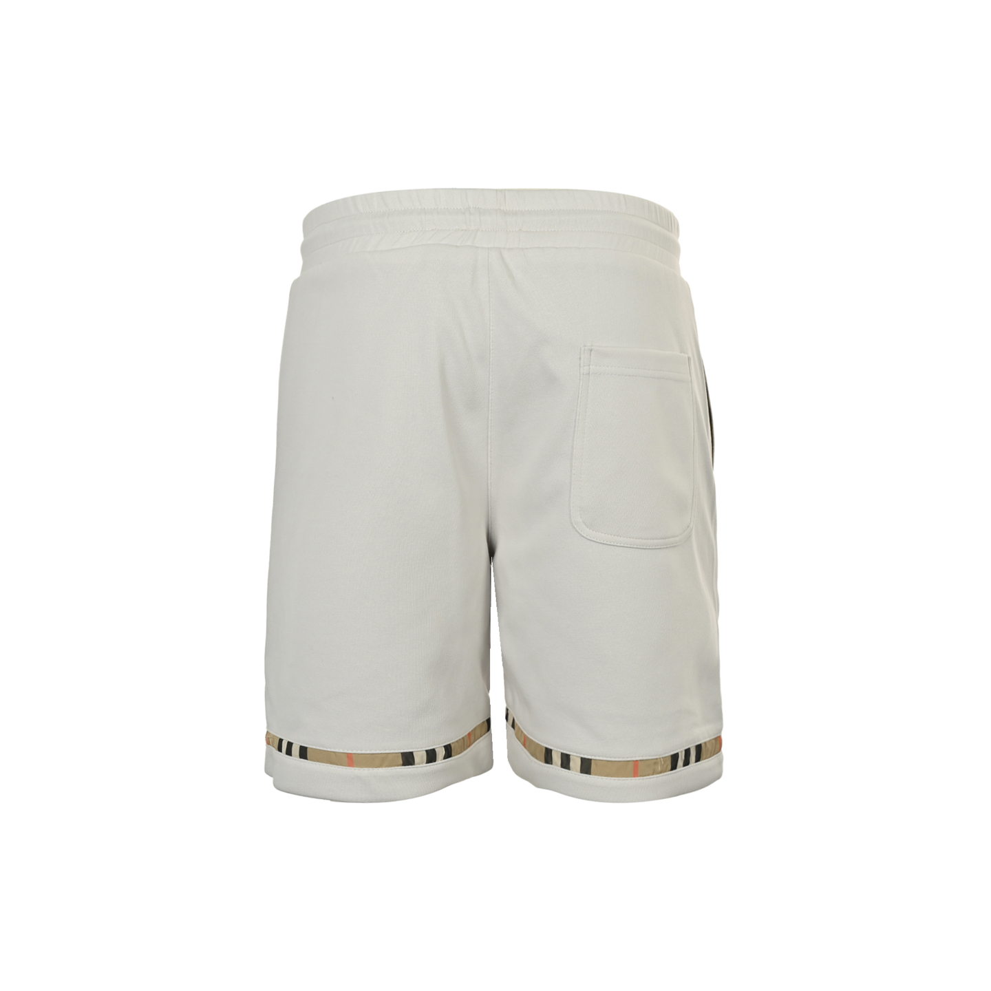 Burberry 25ss patchwork check horse embroidered shorts