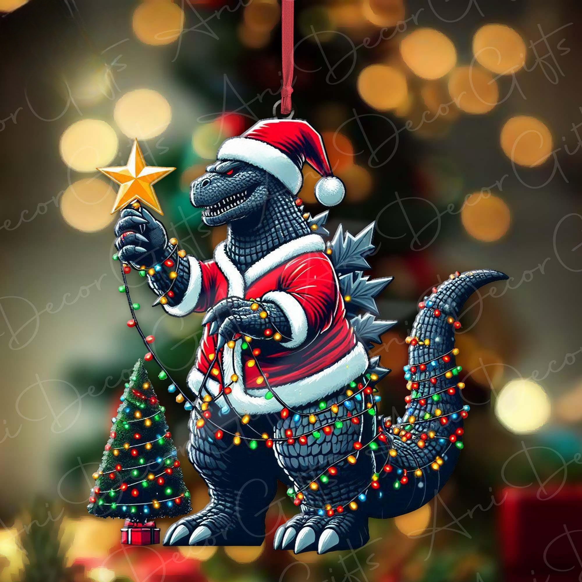 Gzilla Christmas Ornament