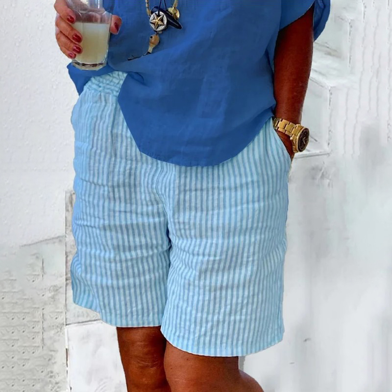 Stripe Printed Comfy Loosen Pants