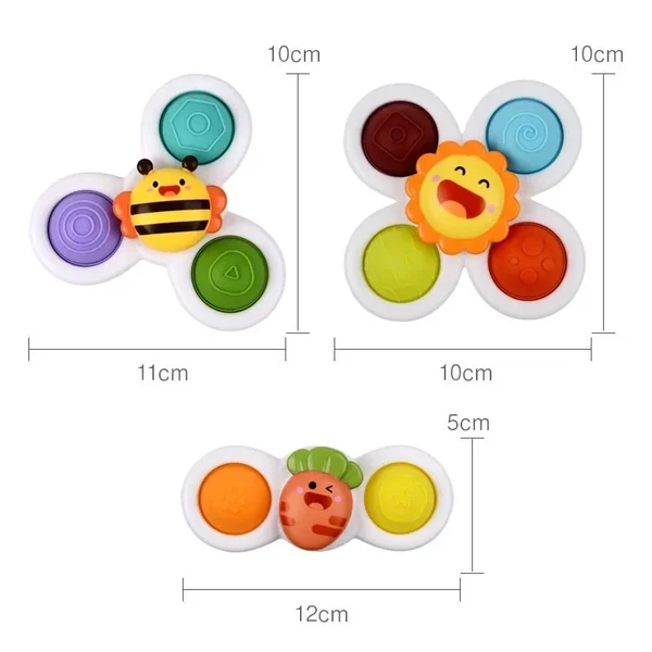 (Summer Hot Sale - Now 49% off) 🔥Suction cup rotating toys are a must-have for growing babies