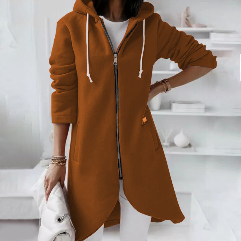 Autumn and Winter Street Sweater with New Style Zipper