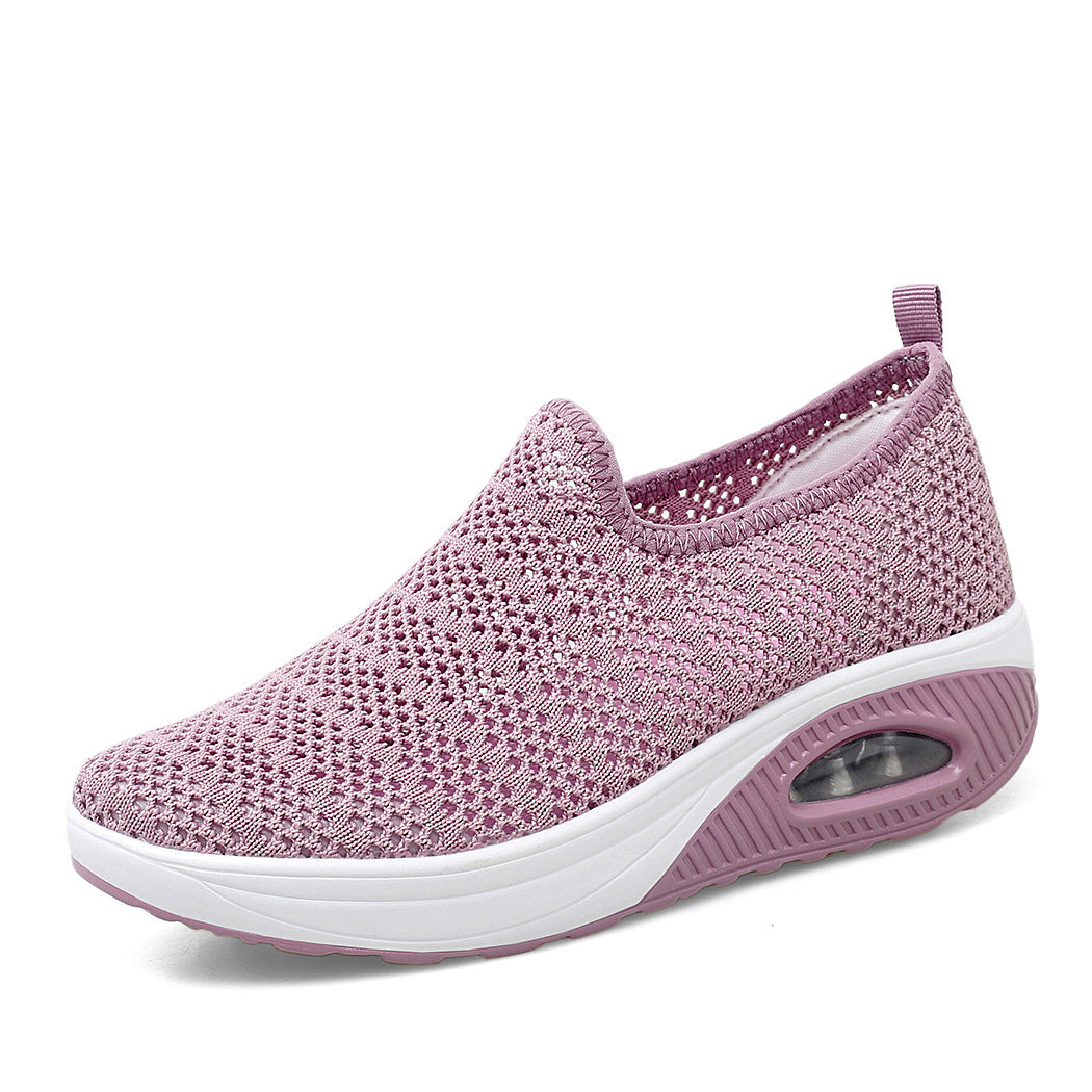 Spring Breathable Leisure Sneakers, Walking Shoes For Women