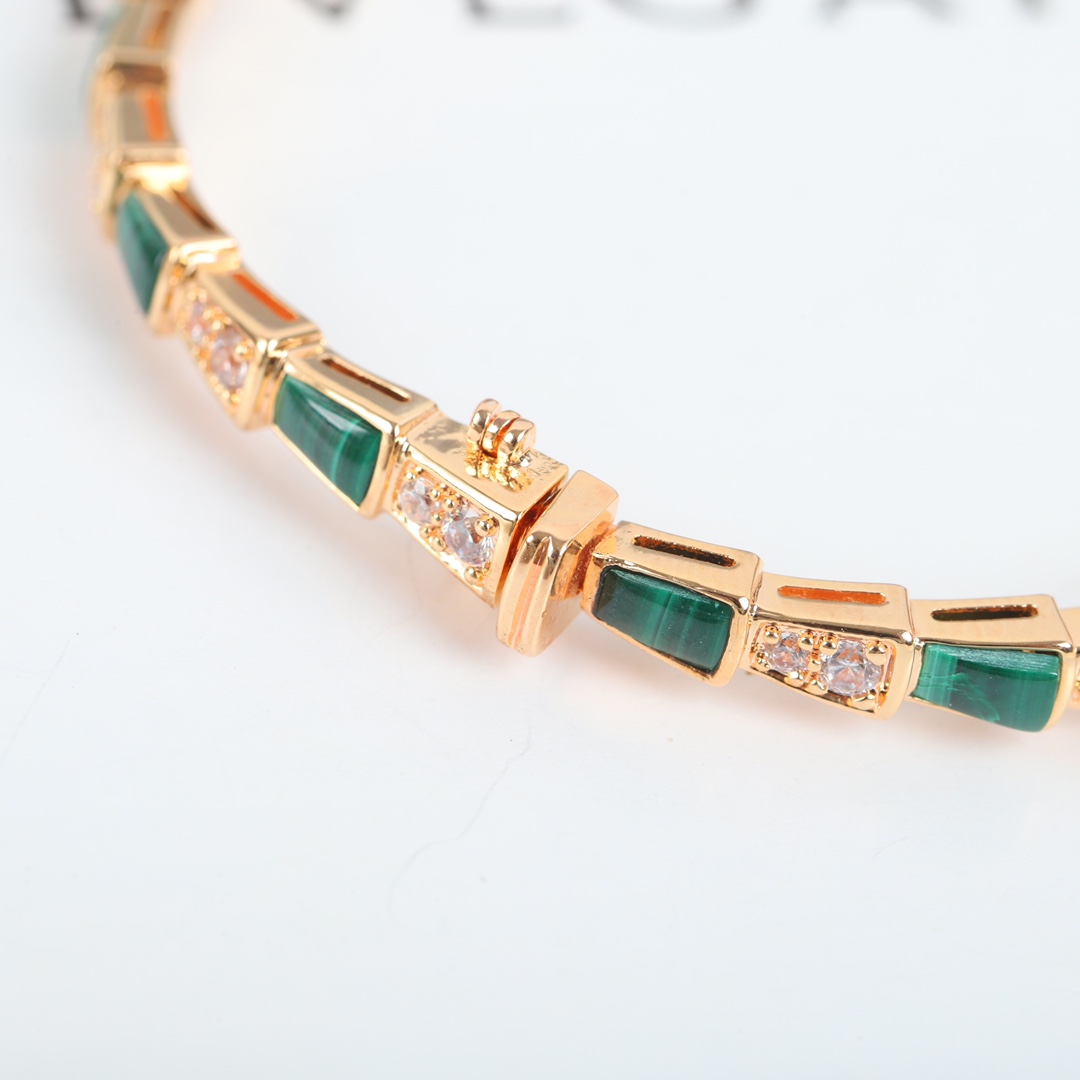 Bulgari Serpenti Viper mother-of-pearl bracelet
