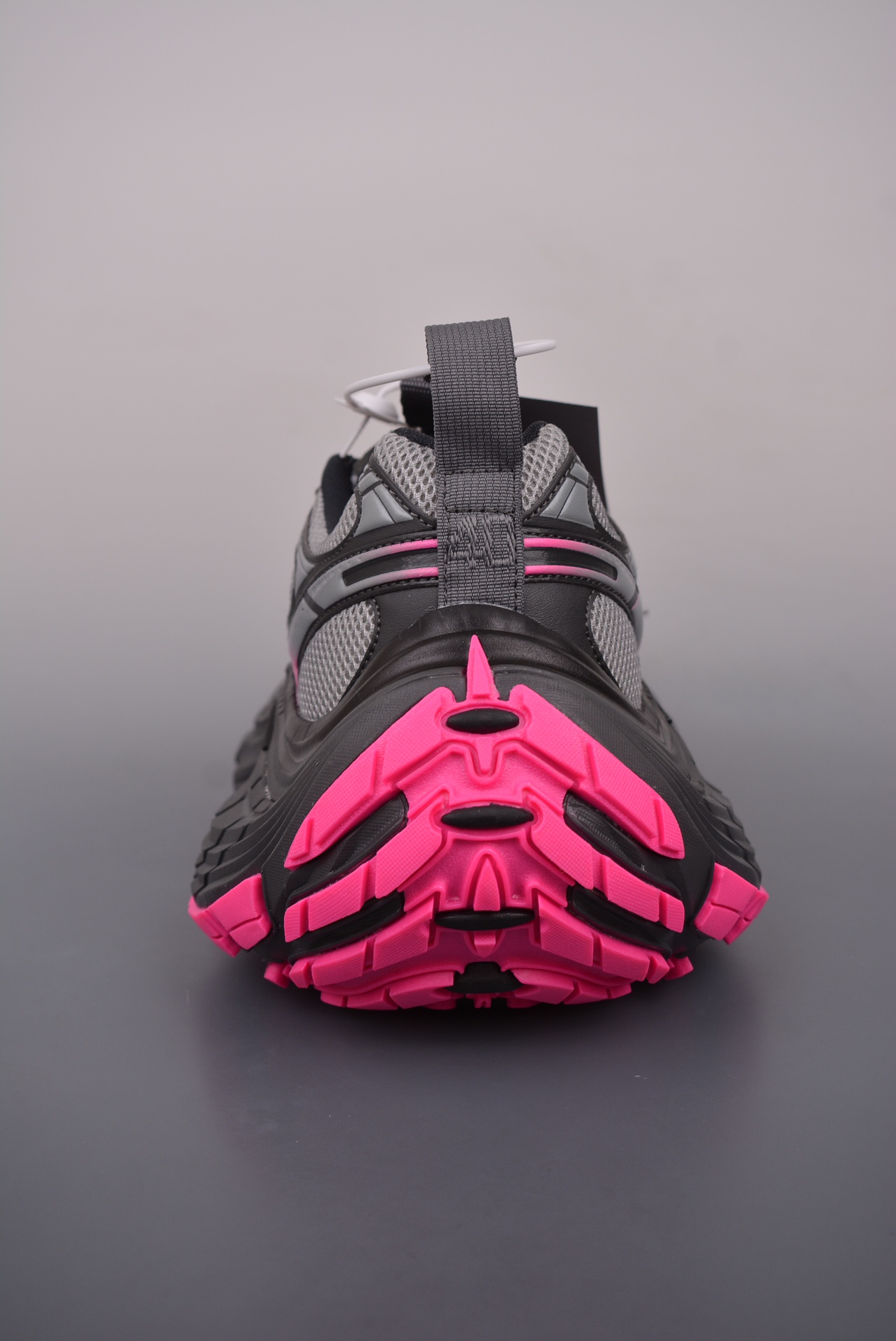 BALENCIAGA Cargo Sneaker 10XL Black and Pink Distressed