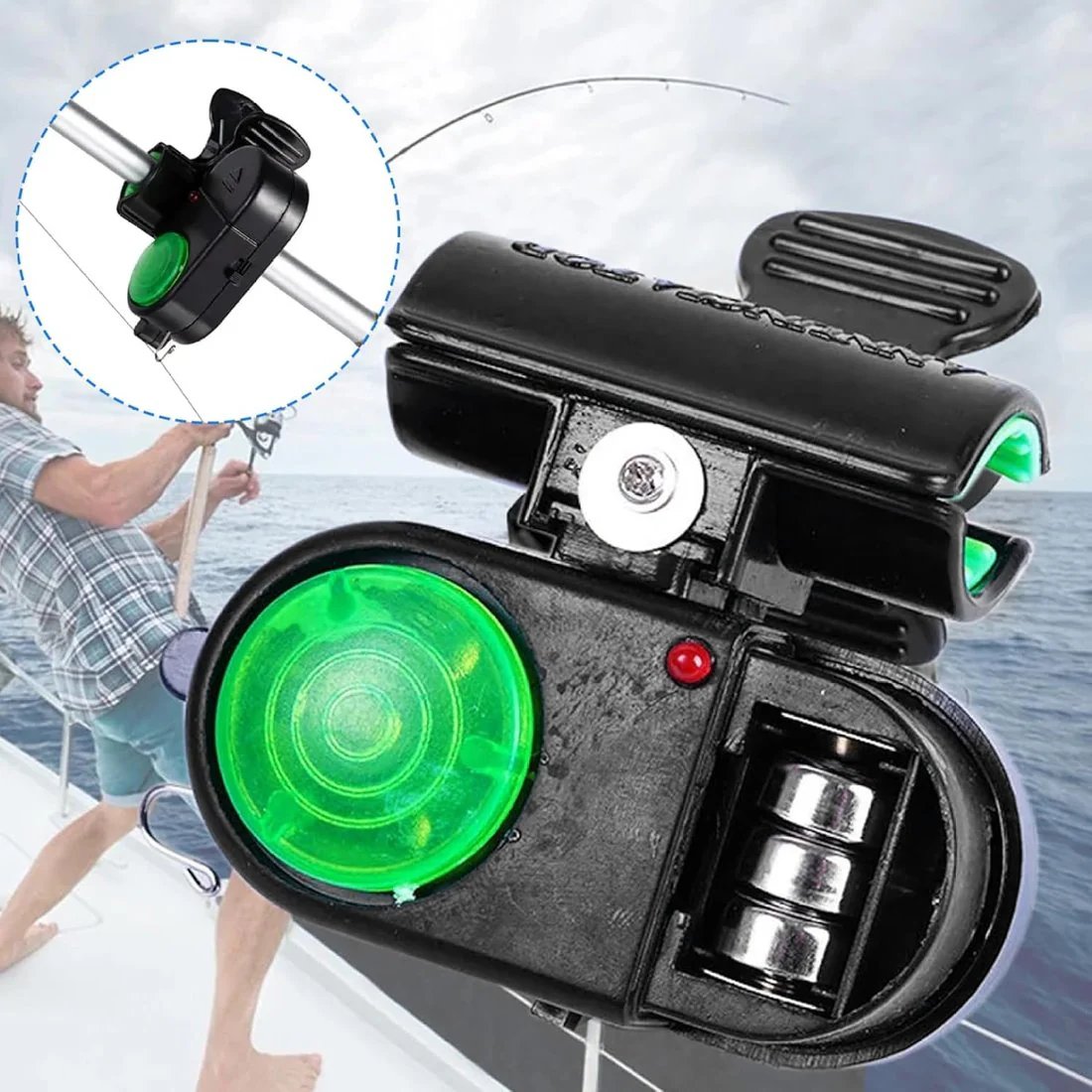 🔥Last Day Clearance Sale -🎣Fishing Bite Alarm with LED Light
