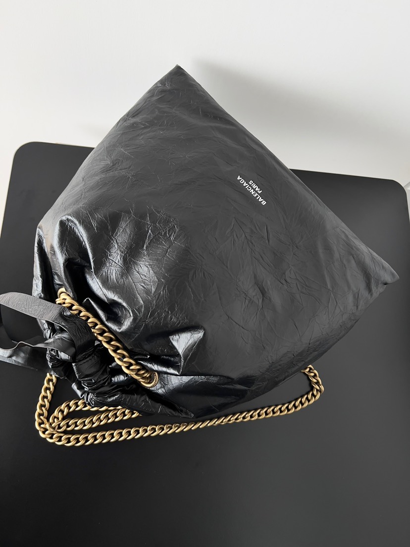 Balenciaga Crush Trash Clutch Large