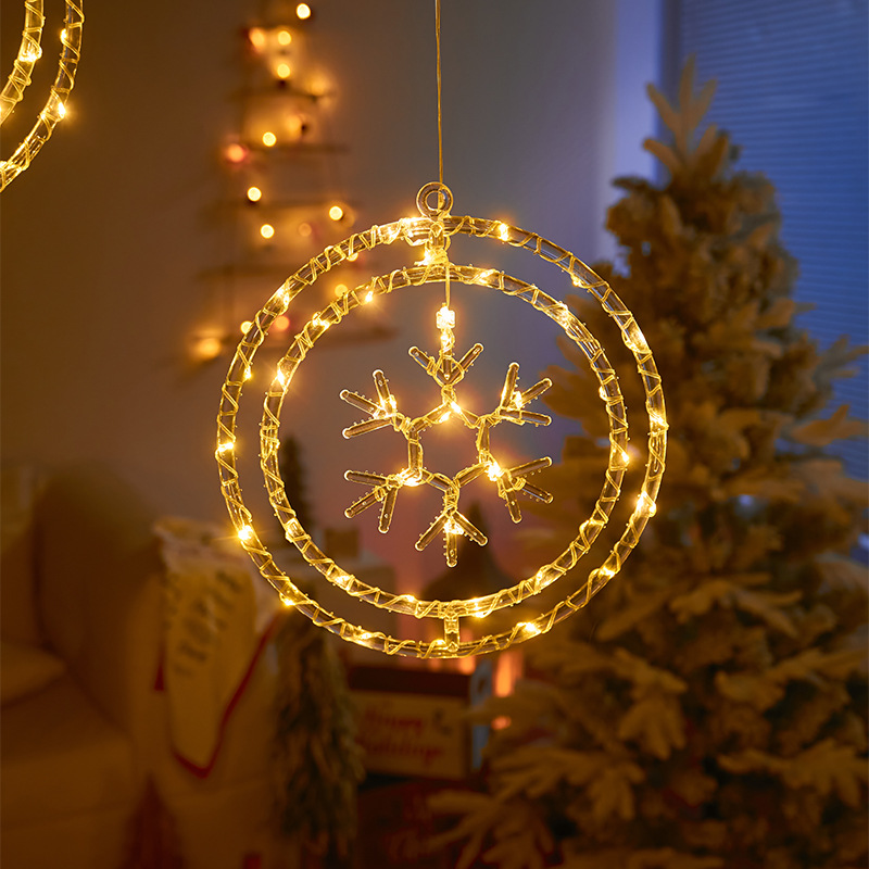 🎄🎅 15.74 in Large Size Rotatable 3D Waterproof Christmas LED Lights Decoration - USB + Remote Control