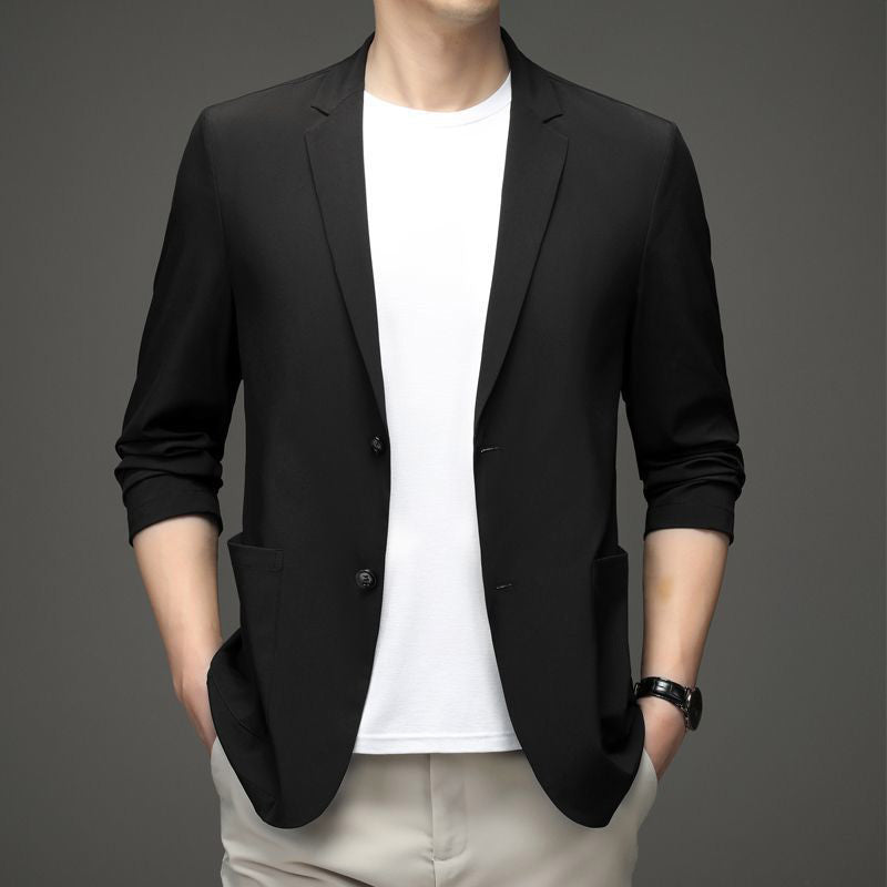 Men's Ice Silk Lightweight Suit Jacket